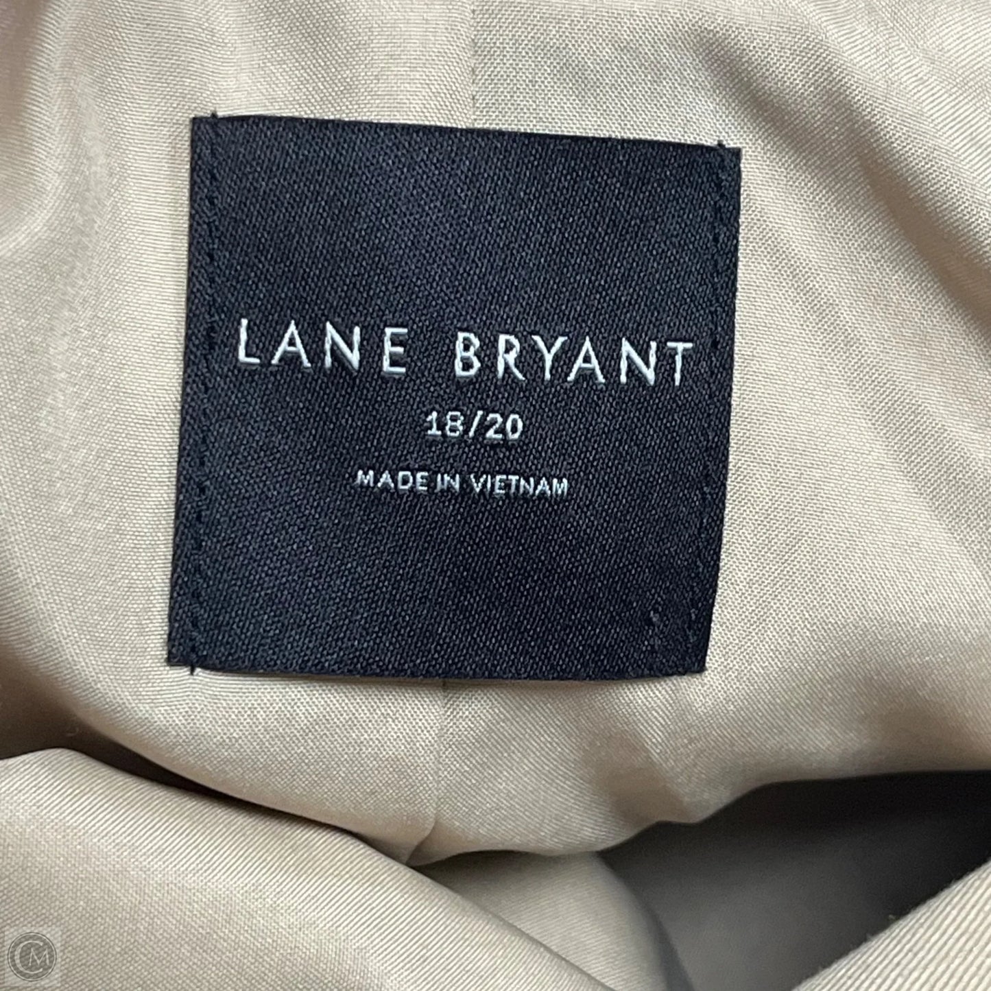 Coat Other By Lane Bryant In Tan, Size: 1x