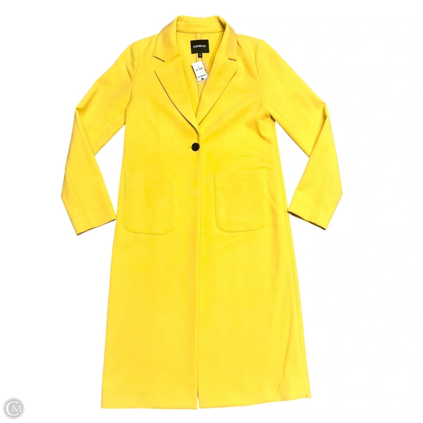 Jacket Other By Express In Yellow, Size: Xxs
