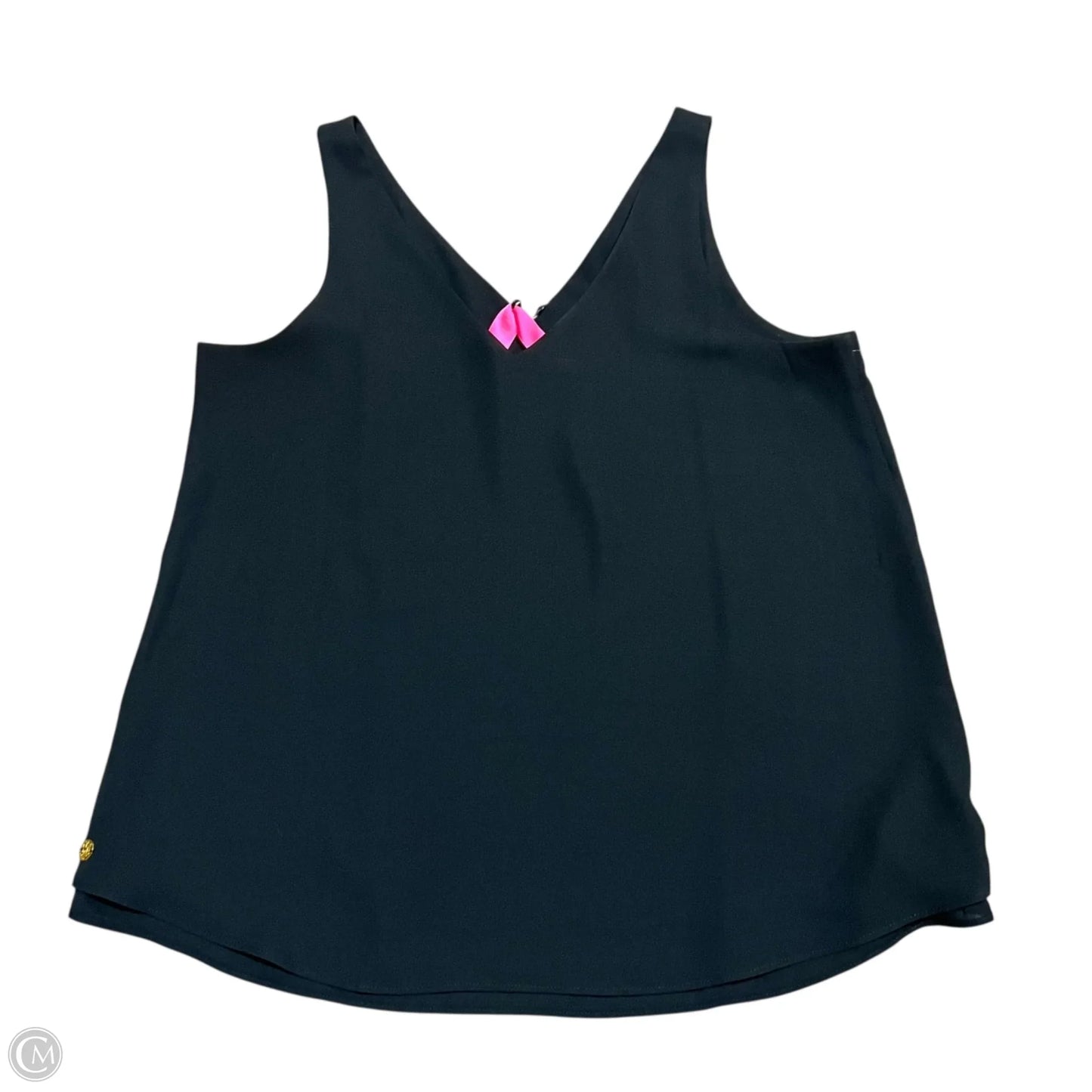 Top Sleeveless Designer By Lilly Pulitzer In Black, Size: S