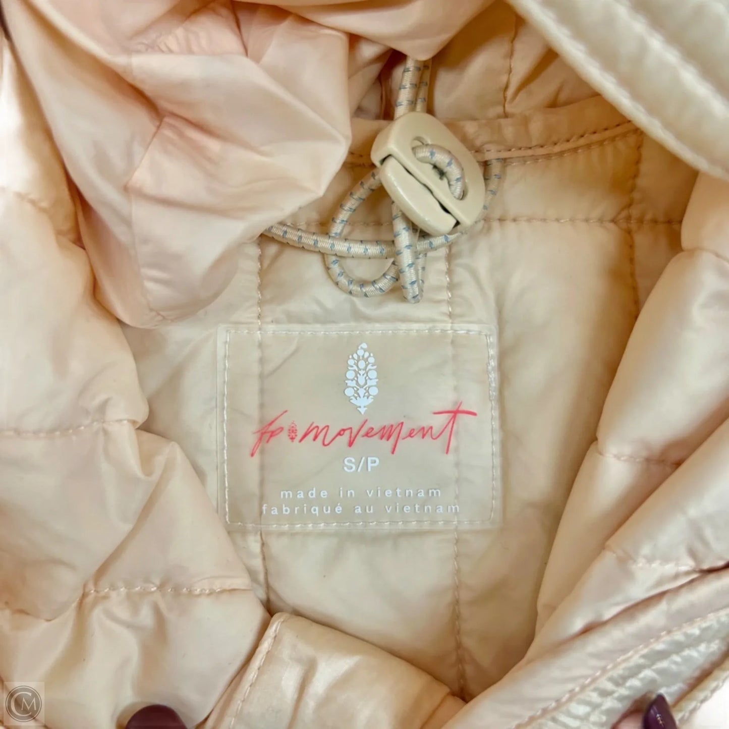 Jacket Puffer & Quilted By Free People In Peach, Size: S