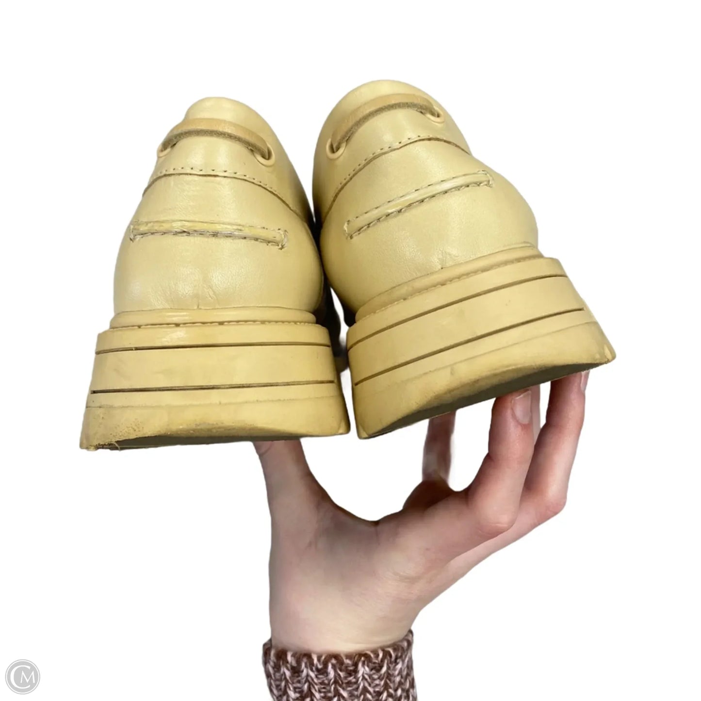 Shoes Heels Block By Franco Sarto In Tan, Size: 8