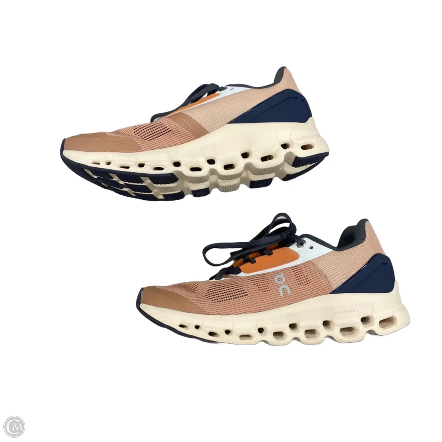 Shoes Athletic By On Cloud In Blue & Orange, Size: 7