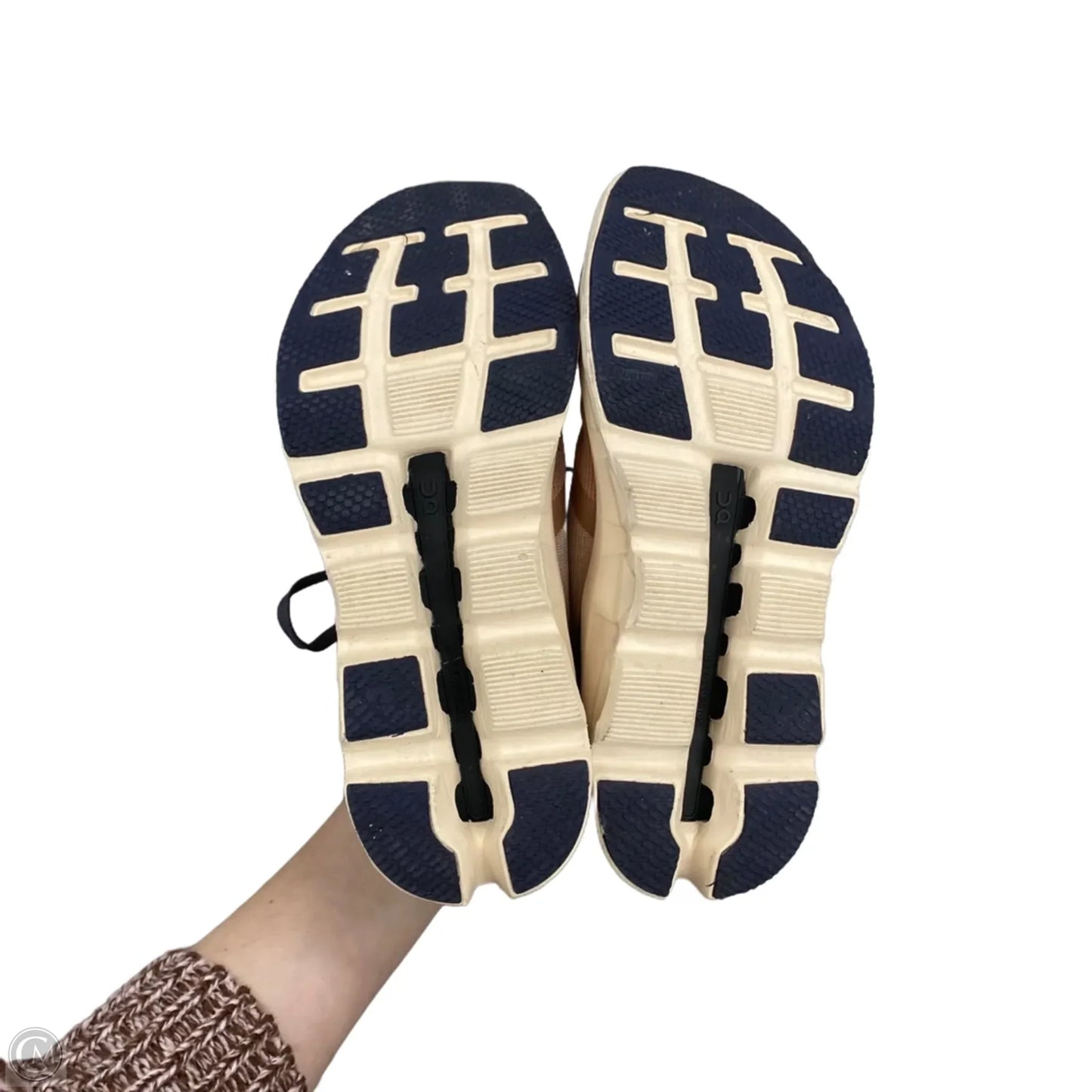 Shoes Athletic By On Cloud In Blue & Orange, Size: 7