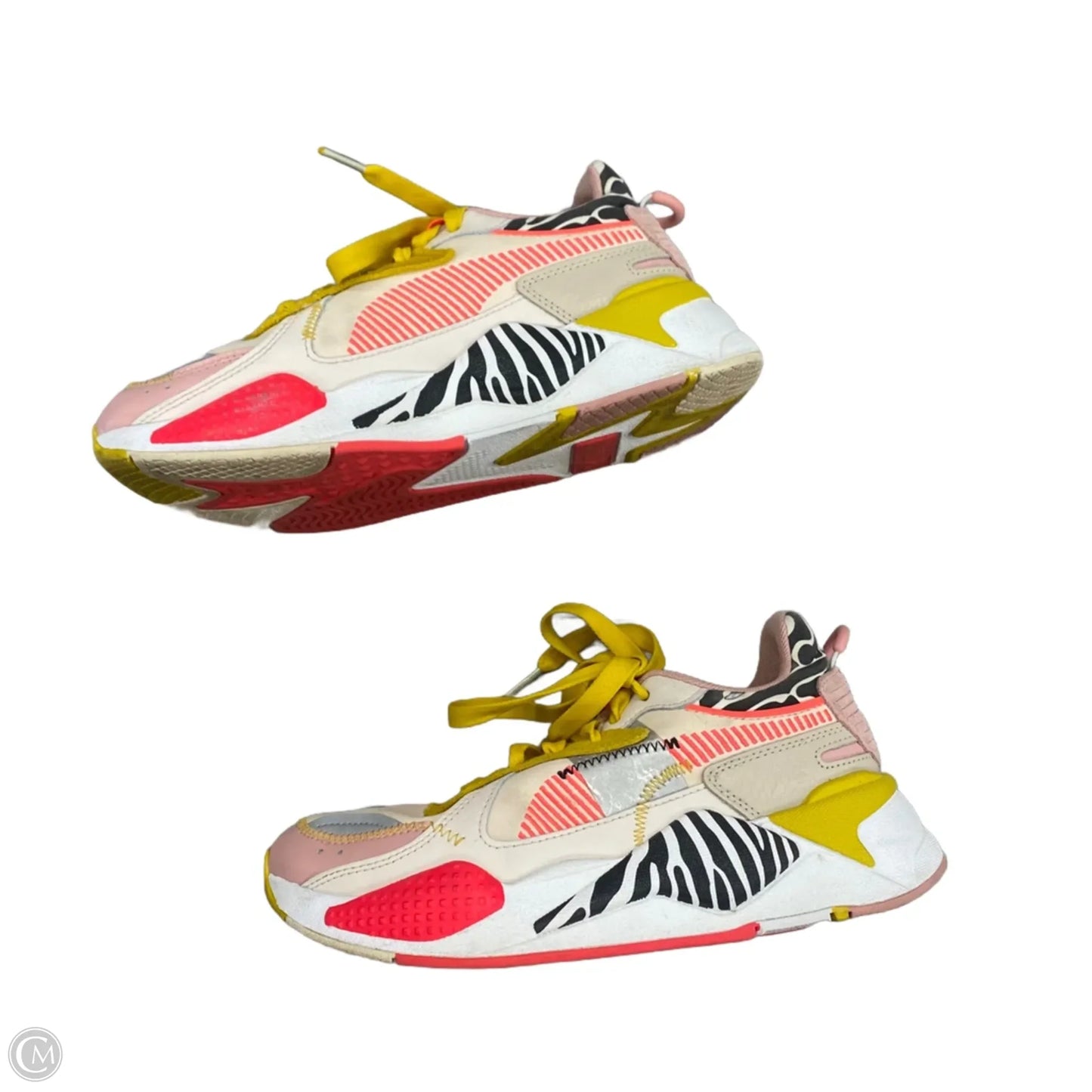 Shoes Athletic By Puma In Orange & Yellow, Size: 7