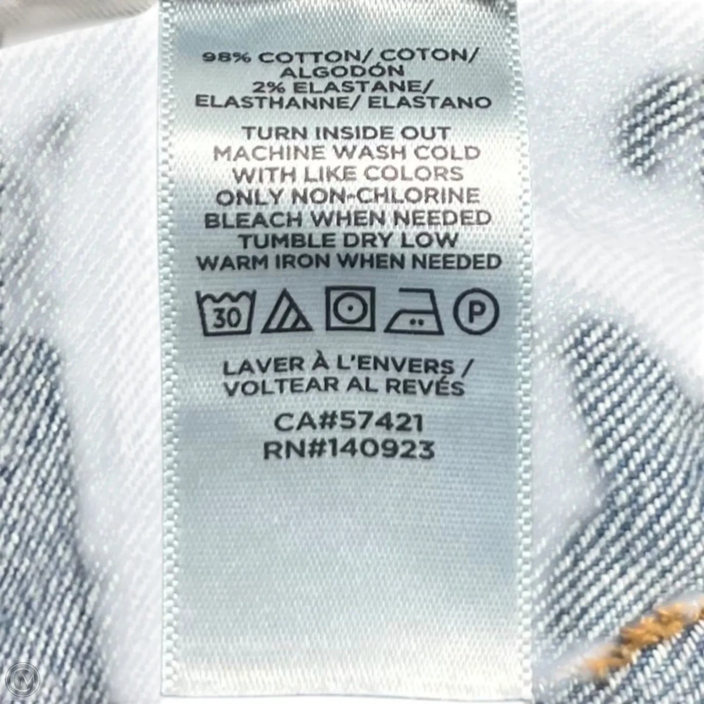 Jeans Cropped By Loft In Blue Denim, Size: 2