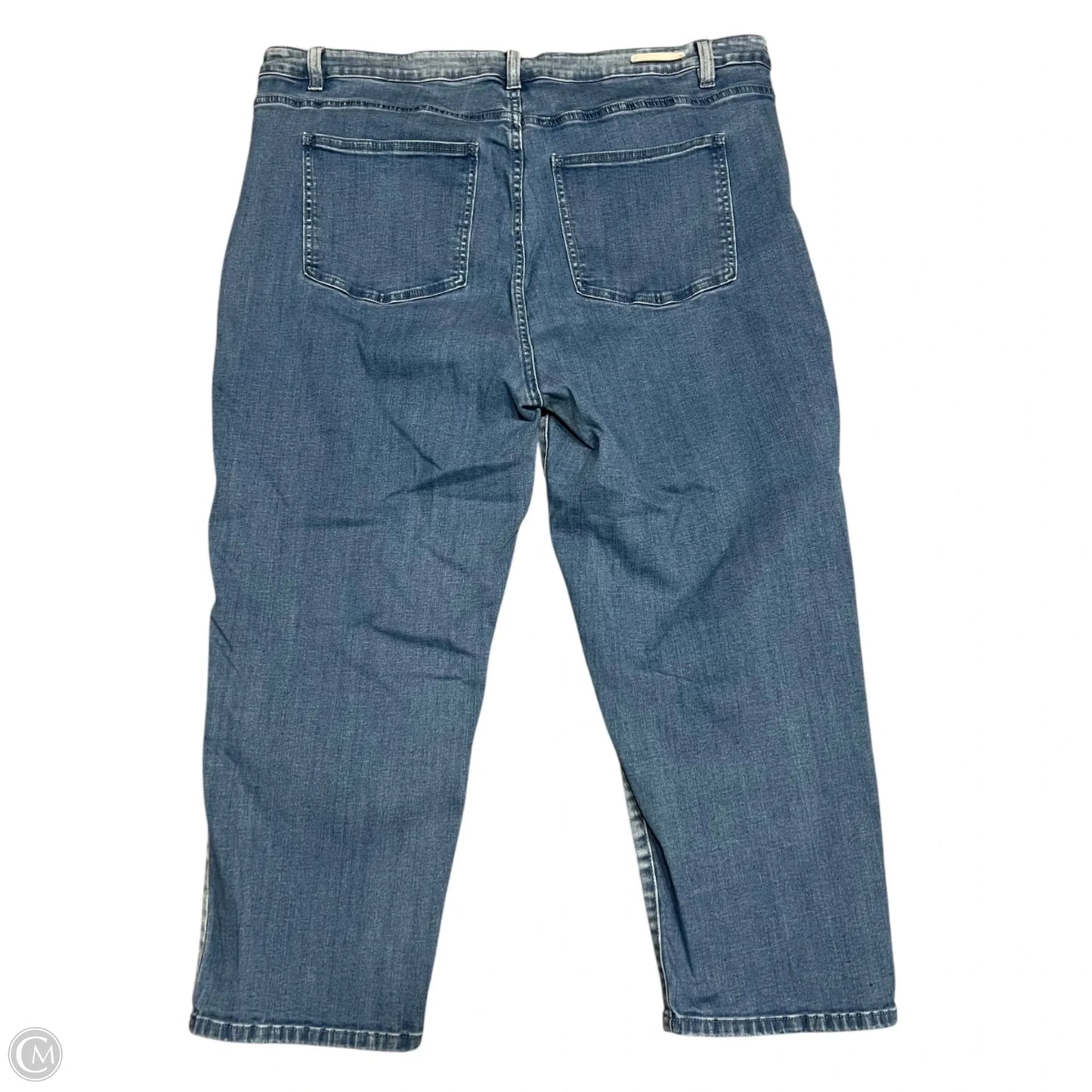 Jeans Boot Cut By Soft Surroundings In Blue Denim, Size: 22