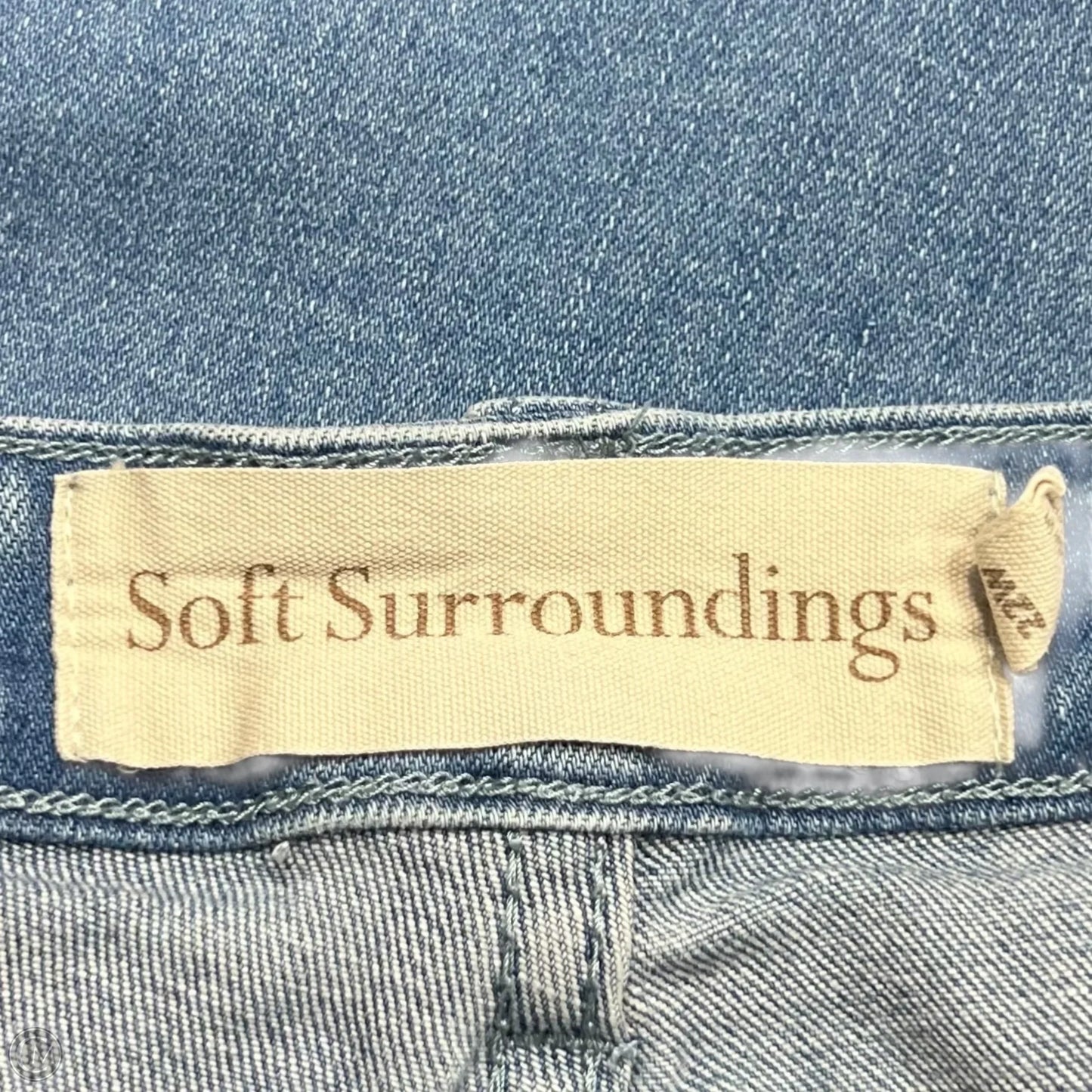 Jeans Boot Cut By Soft Surroundings In Blue Denim, Size: 22