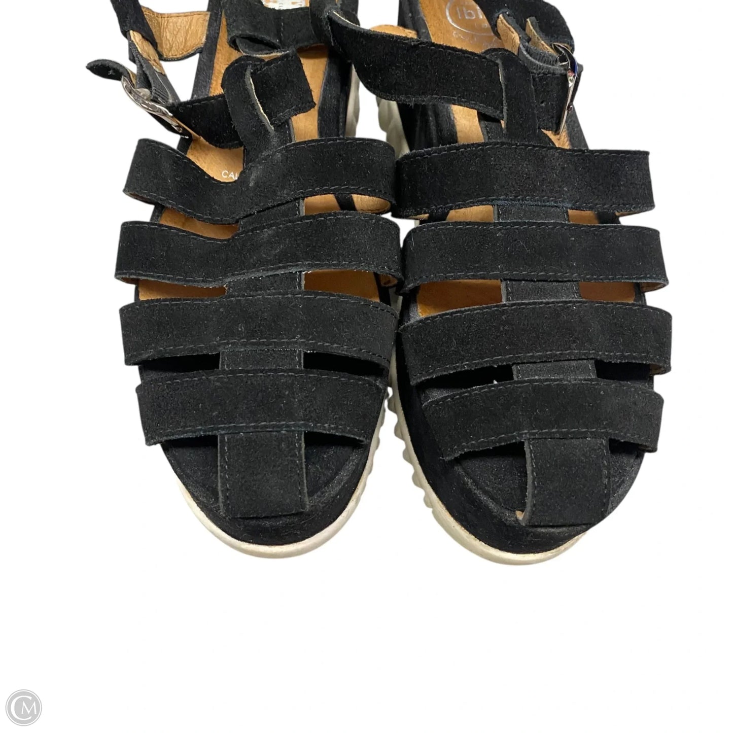 Sandals Heels Wedge By Jeffrey Campbell In Black, Size: 8.5