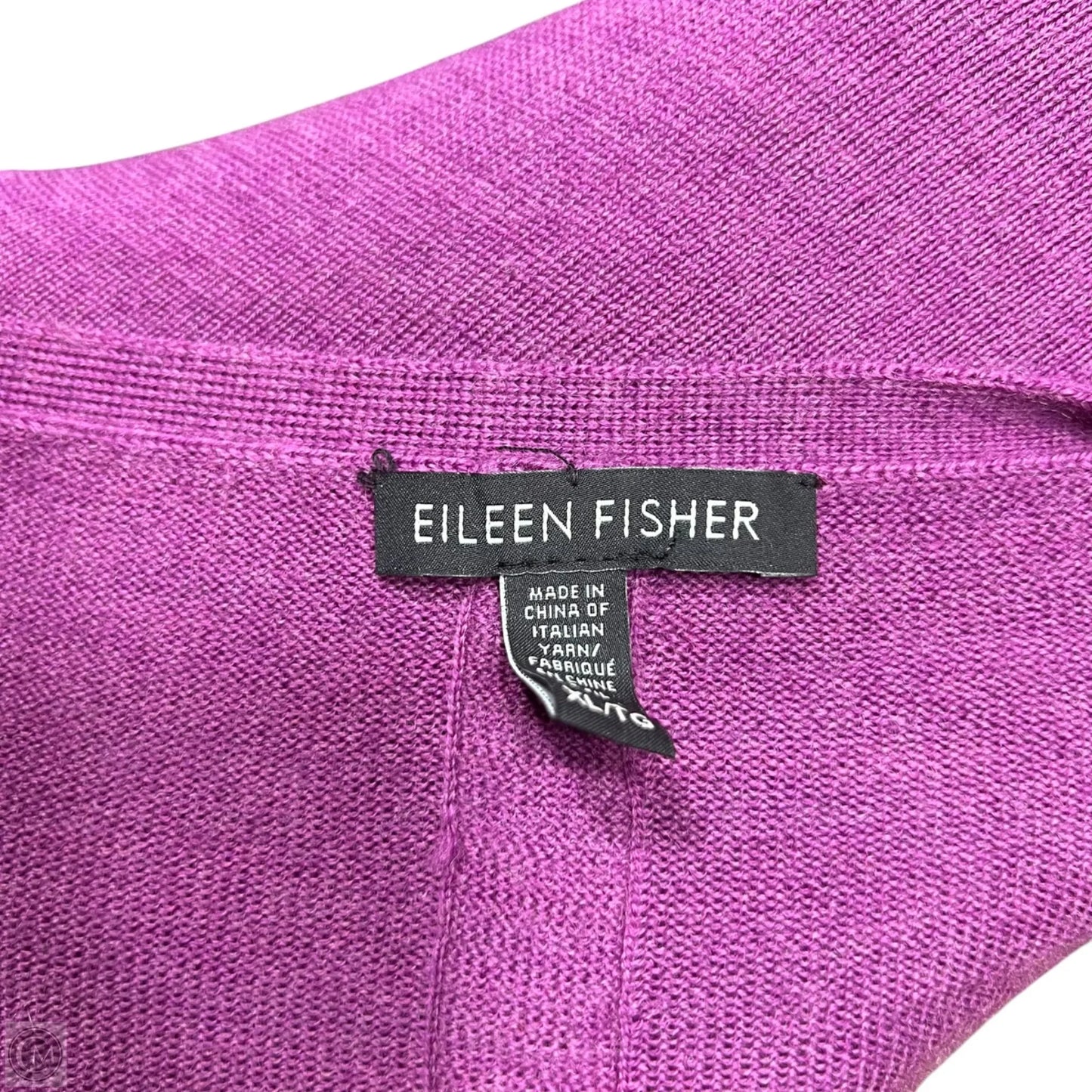 Sweater By Eileen Fisher In Purple, Size: Xl