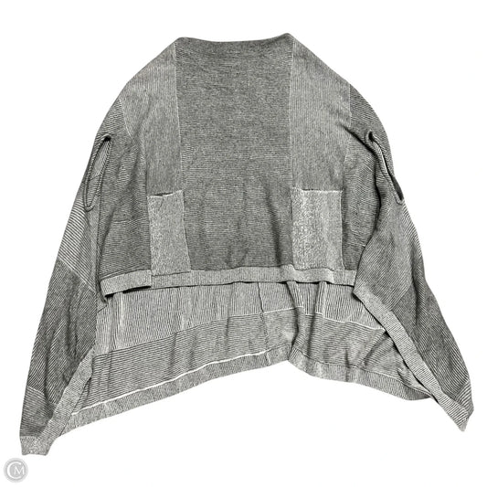 Poncho By Moth In Grey & White, Size: Xs