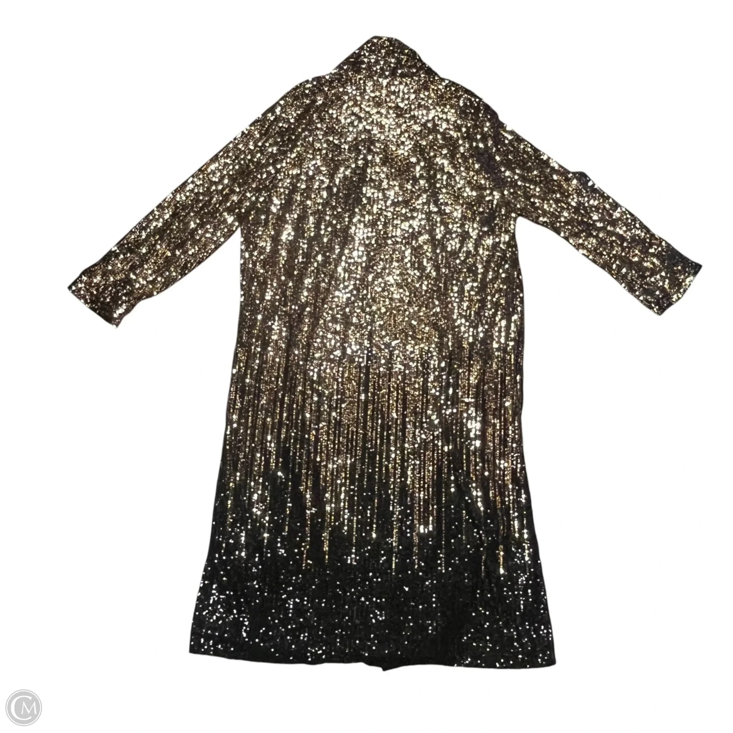 Cardigan By Bb Dakota In Black & Gold, Size: S