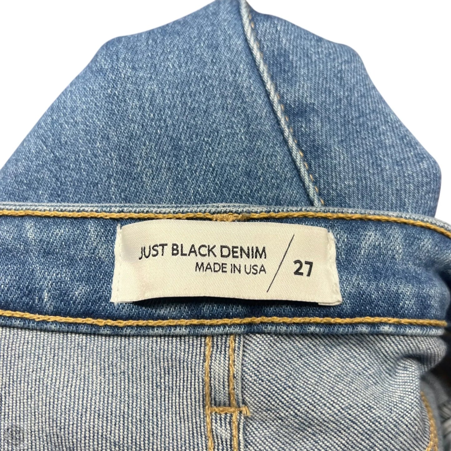 Jeans Straight By Just Black In Blue Denim, Size: 4