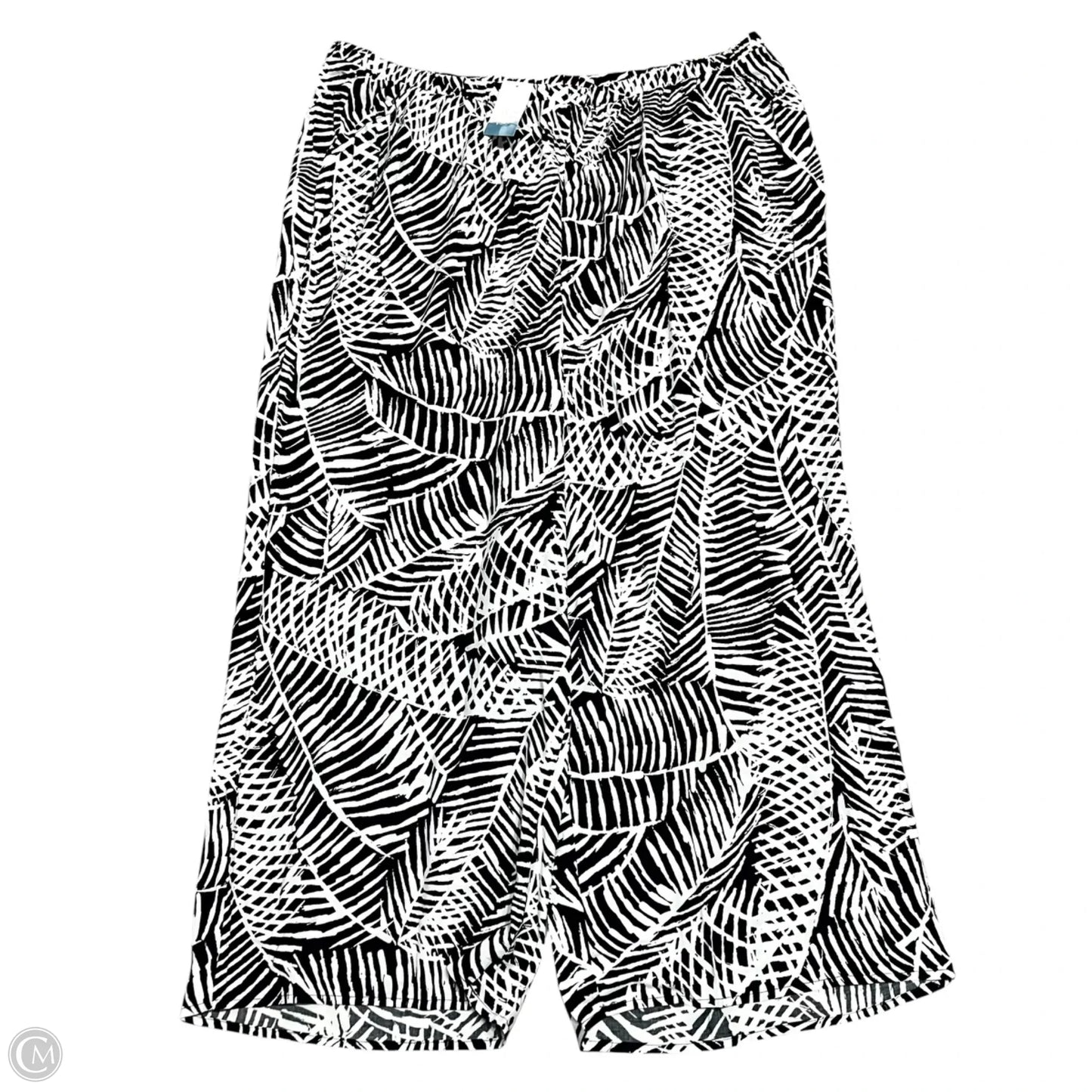 Pants Lounge By Cacique In Black & White, Size: 4x