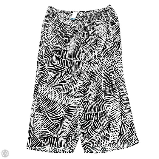 Pants Lounge By Cacique In Black & White, Size: 4x