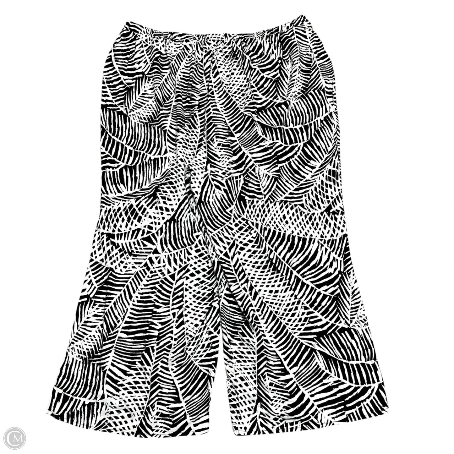 Pants Lounge By Cacique In Black & White, Size: 4x
