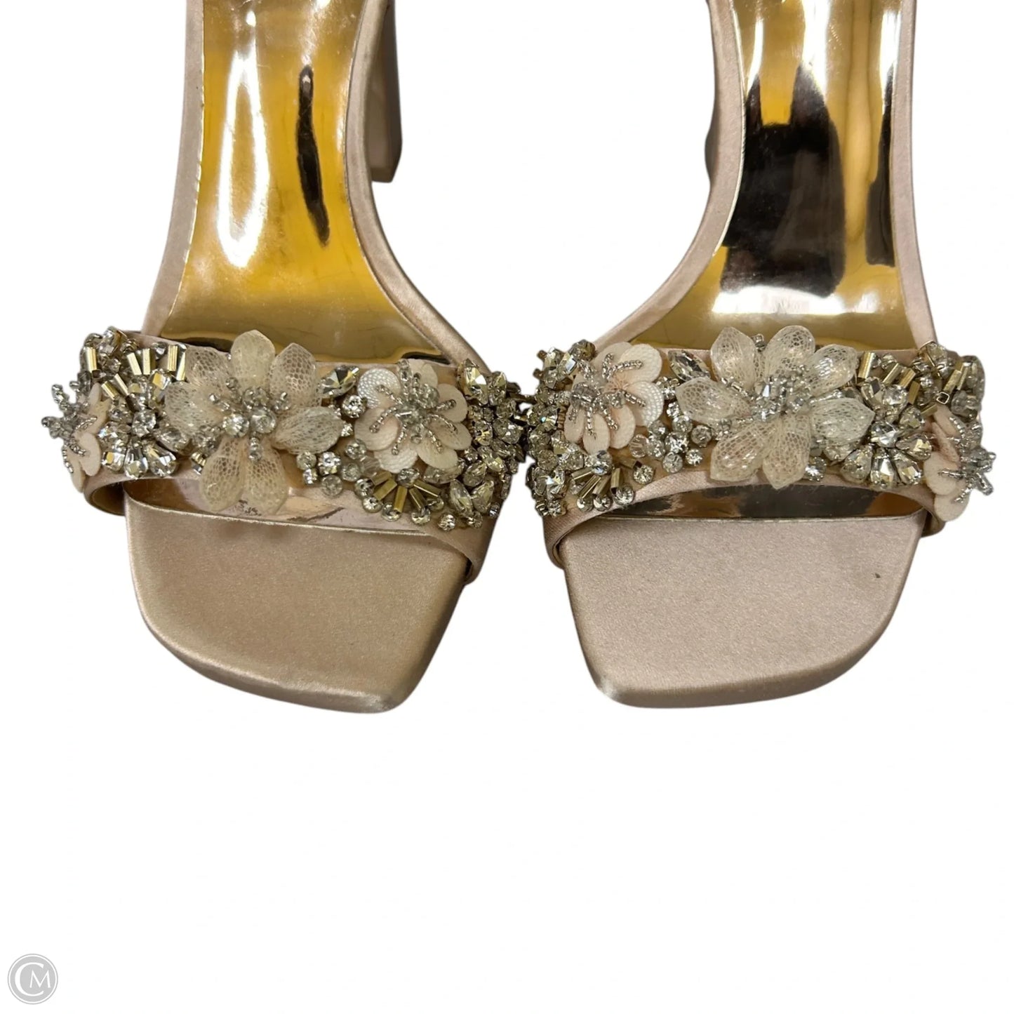 Shoes Heels Stiletto By Badgley Mischka In Peach, Size: 8