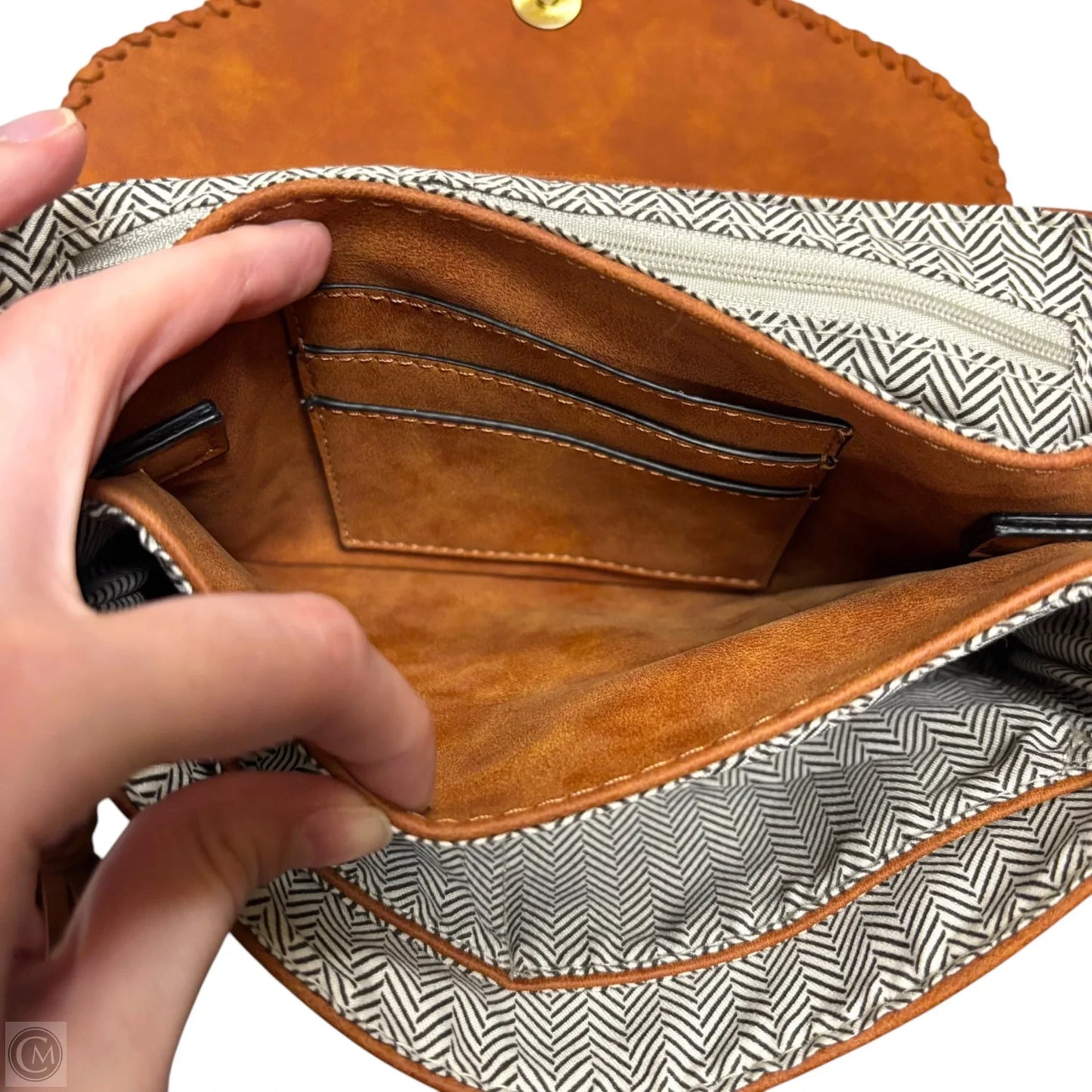 Handbag By Jen & Co, Size: Medium