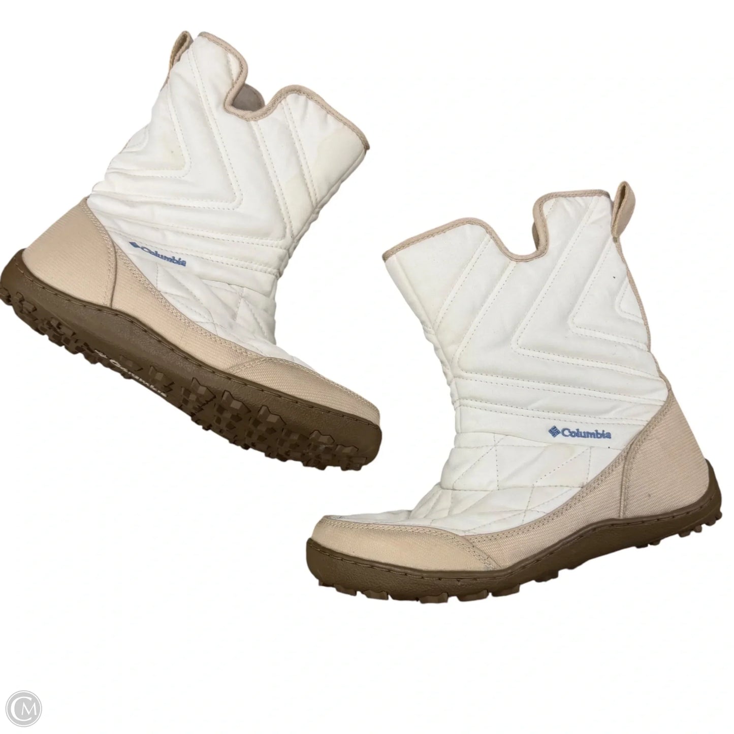 Boots Snow By Columbia In White, Size: 7.5