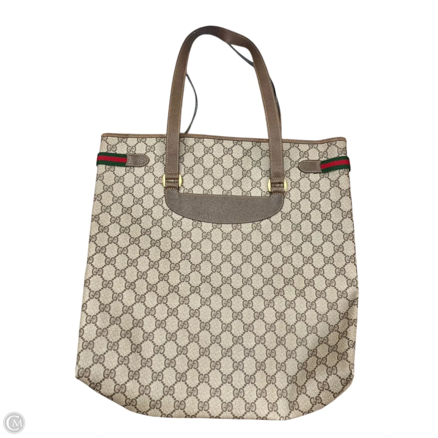 Tote Luxury Designer By Gucci, Size: Large