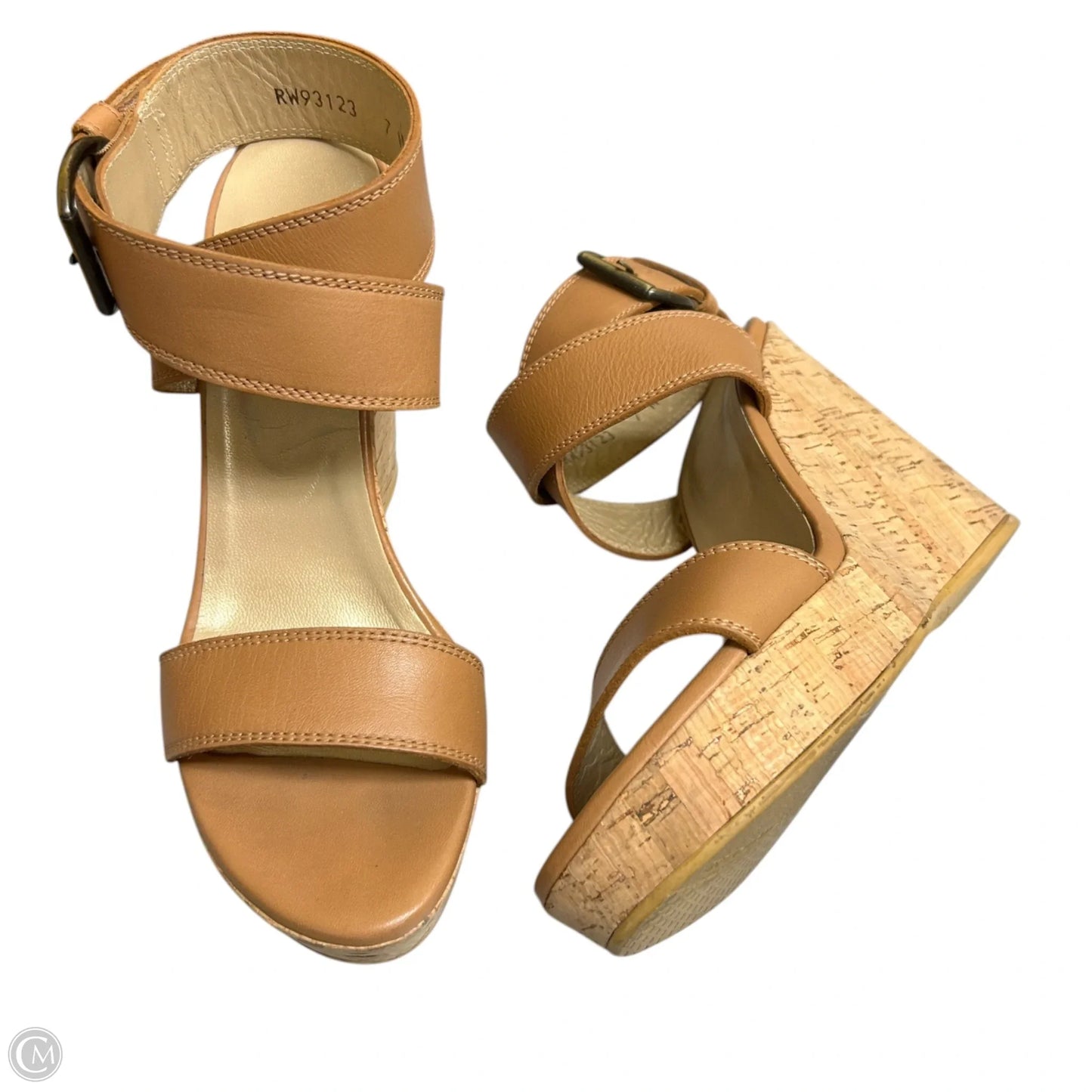 Sandals Designer By Stuart Weitzman In Brown, Size: 7