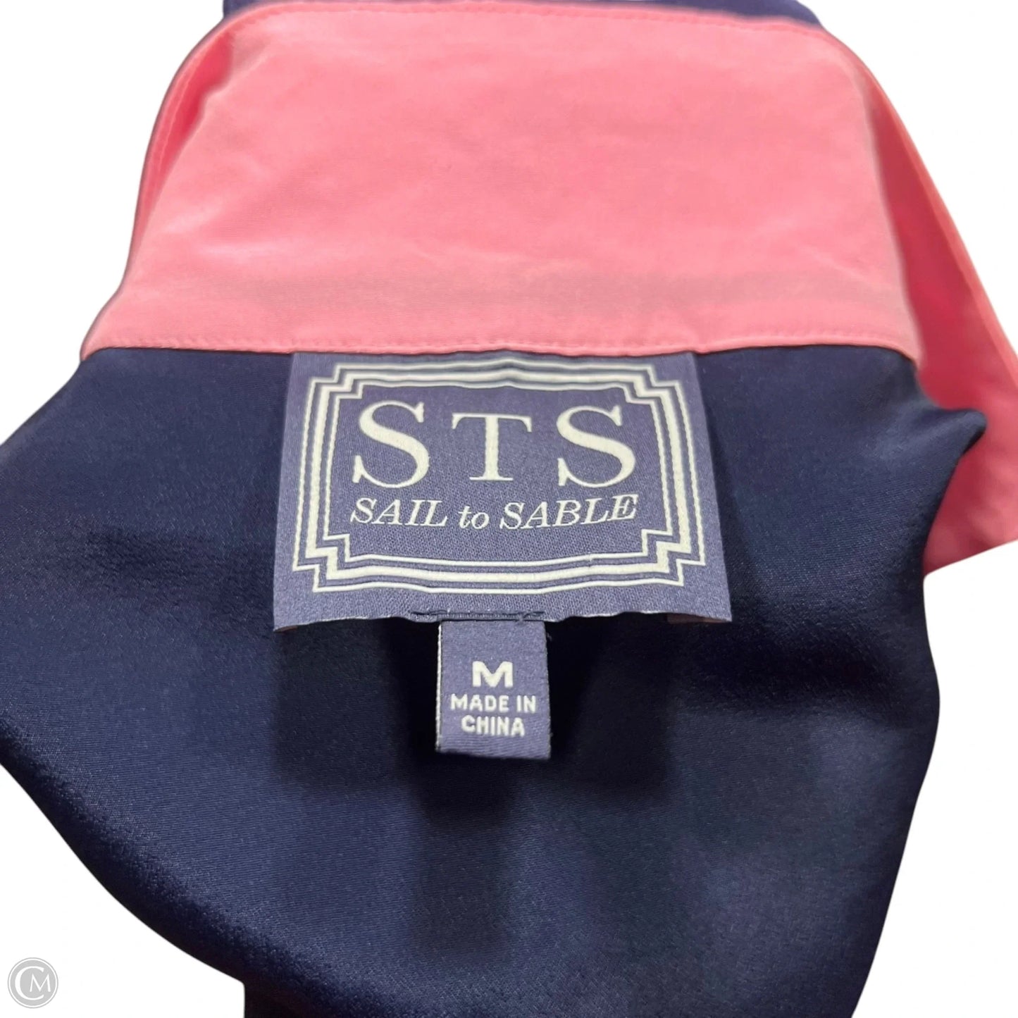 Dress Casual Short By Sail To Sable In Blue & Pink, Size: M