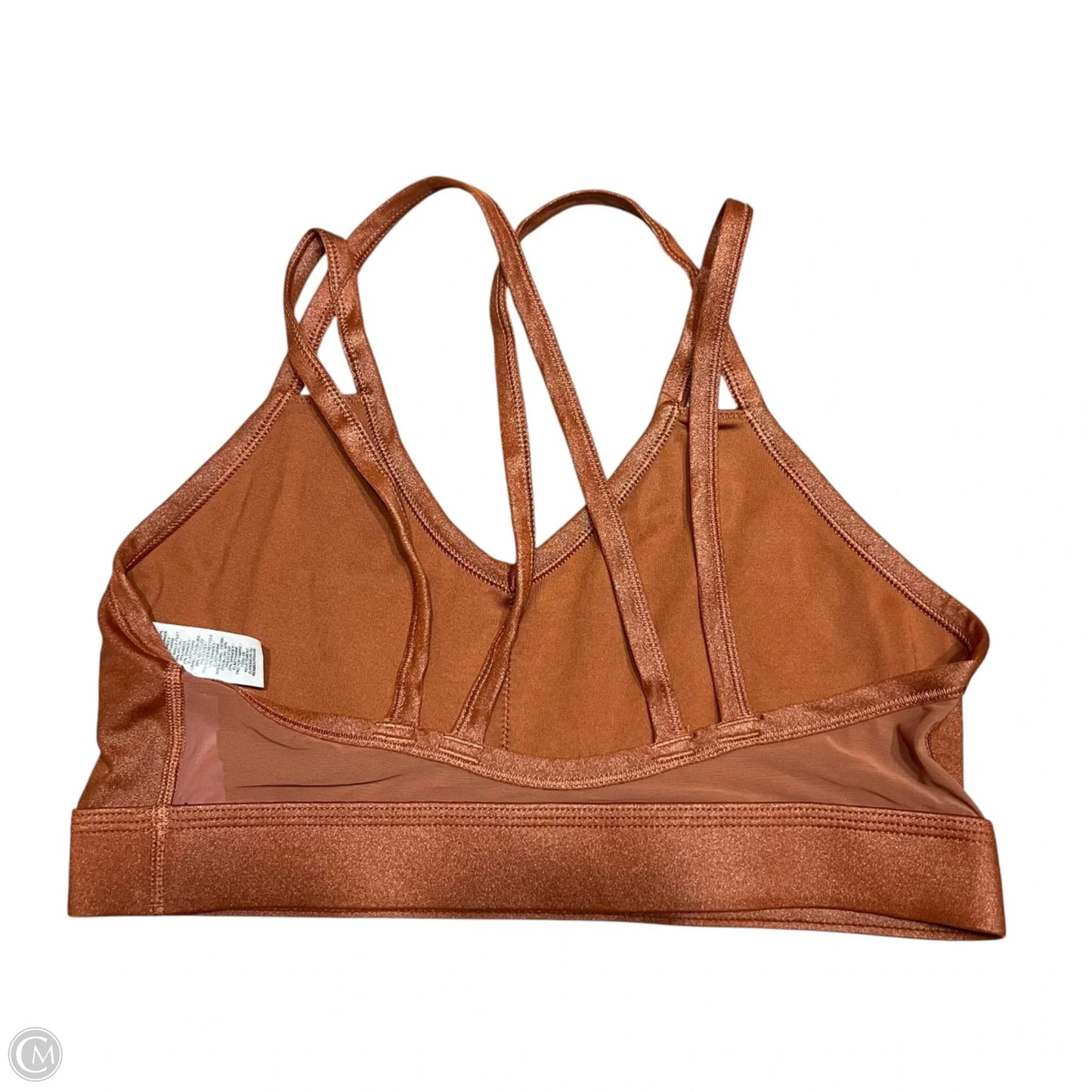 Athletic Bra By Nike Apparel In Orange, Size: L