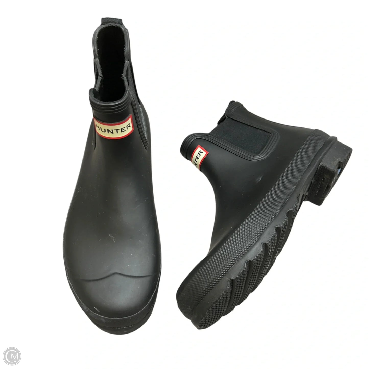 Boots Rain By Hunter In Black, Size: 10