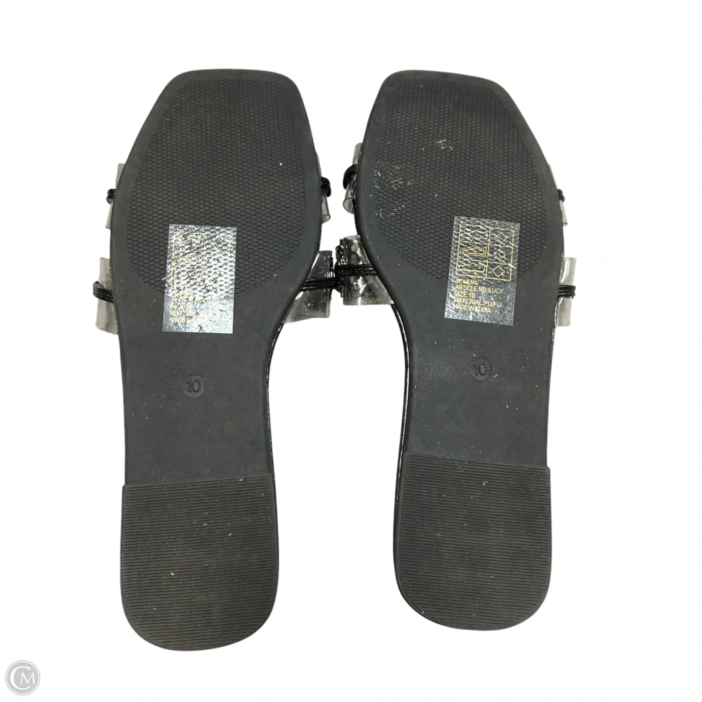 Sandals Flats By Titus In Black, Size: 10