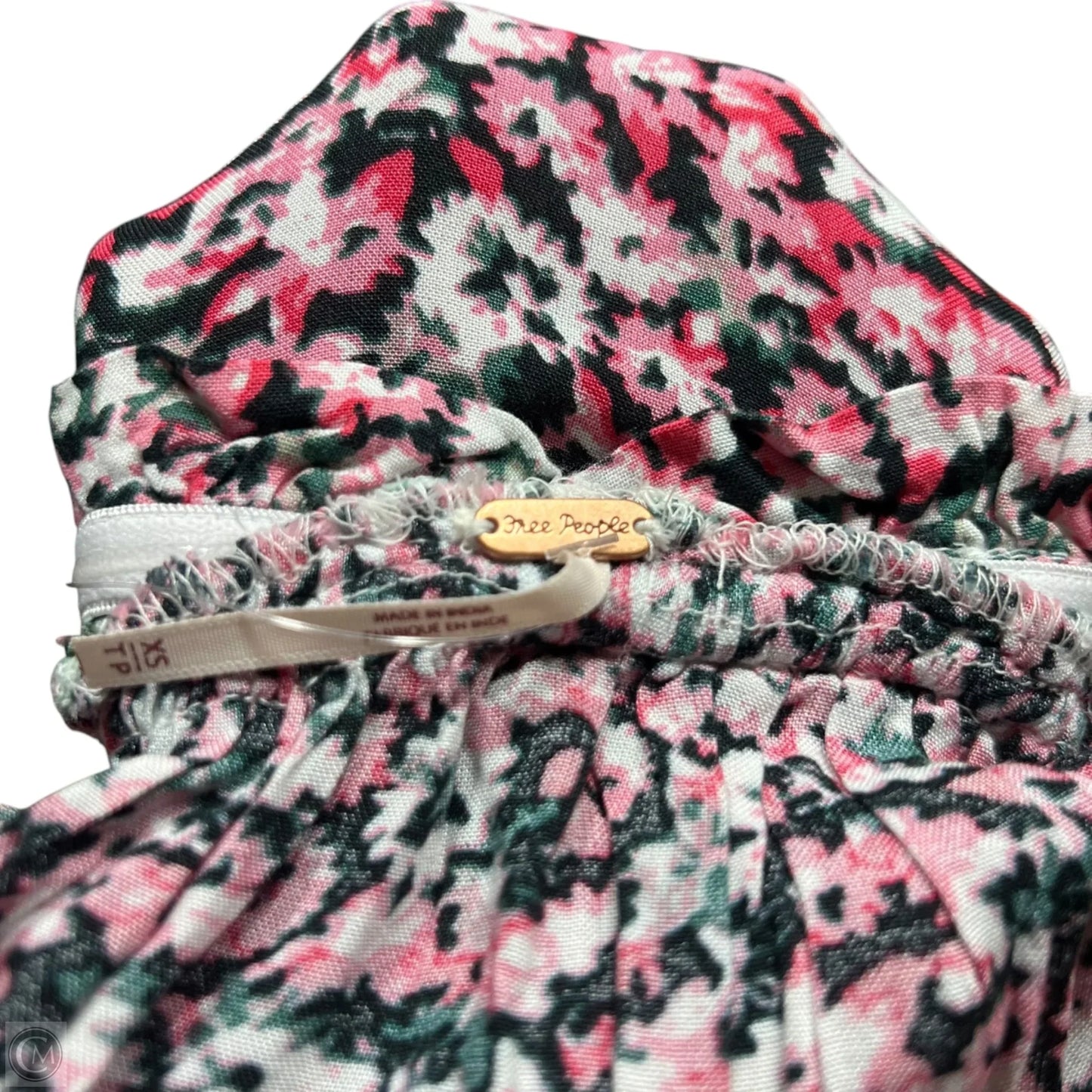 Dress Casual Maxi By Free People In Green & Pink, Size: Xs