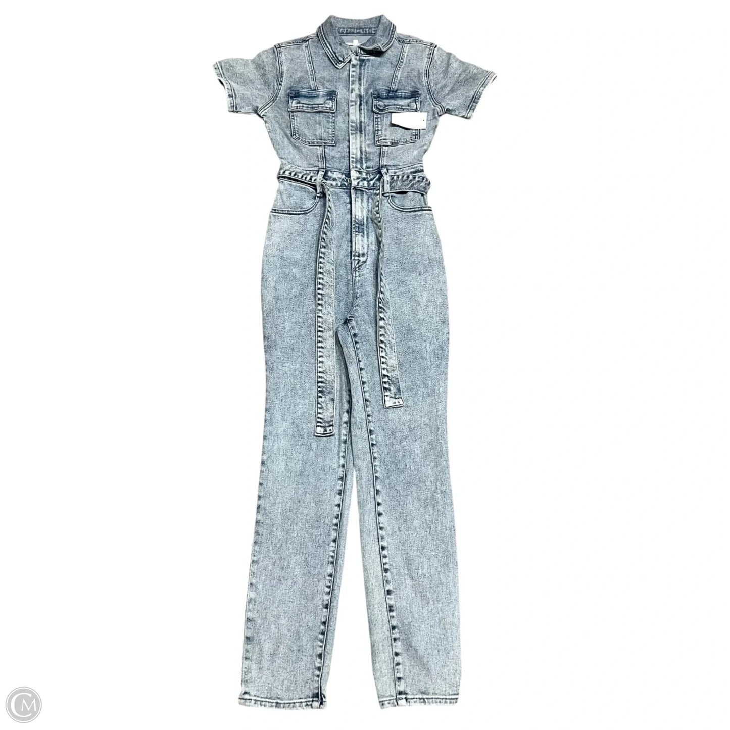 Jumpsuit By Good American In Blue Denim, Size: S