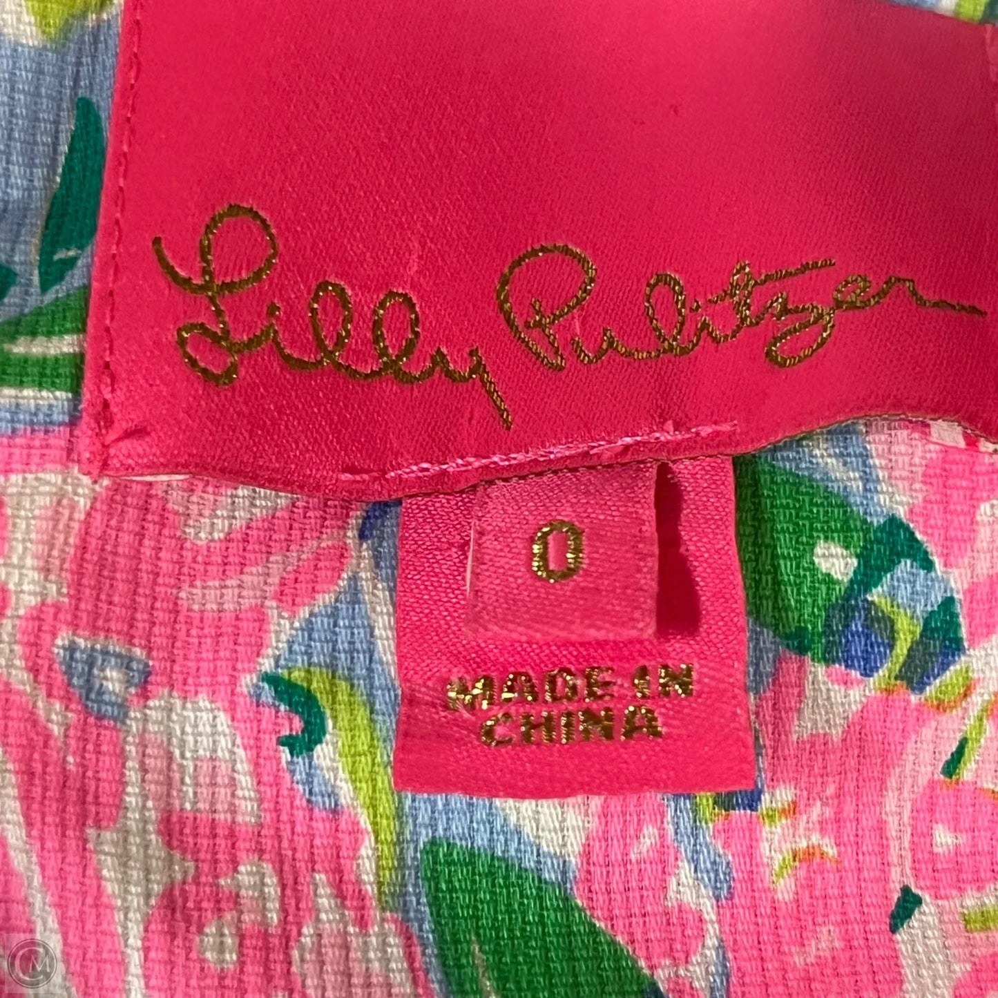 Dress Designer By Lilly Pulitzer In Blue & Pink, Size: Xs