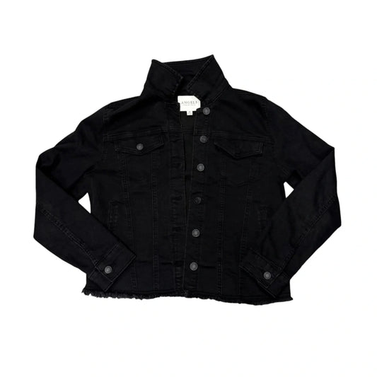 Jacket Denim By Angels In Black Denim, Size: M