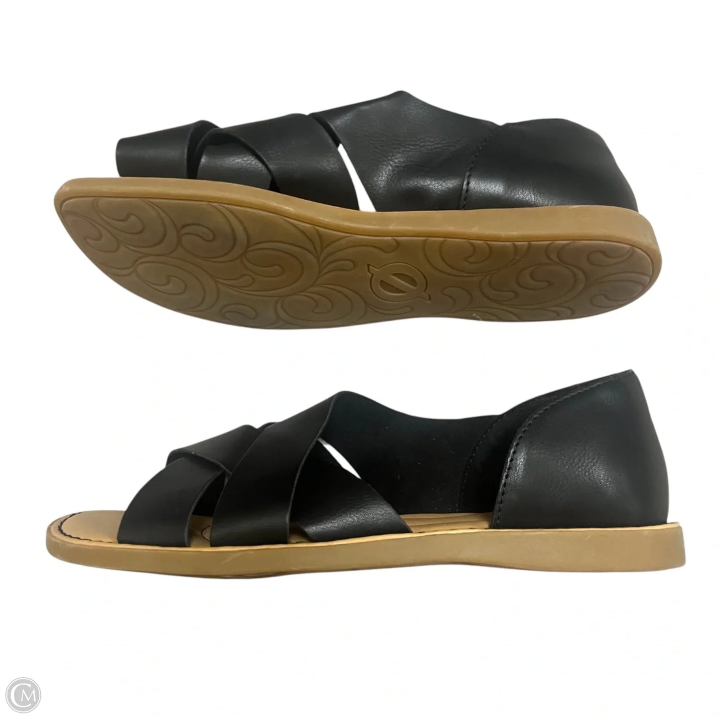 Sandals Flats By Boc In Black, Size: 9