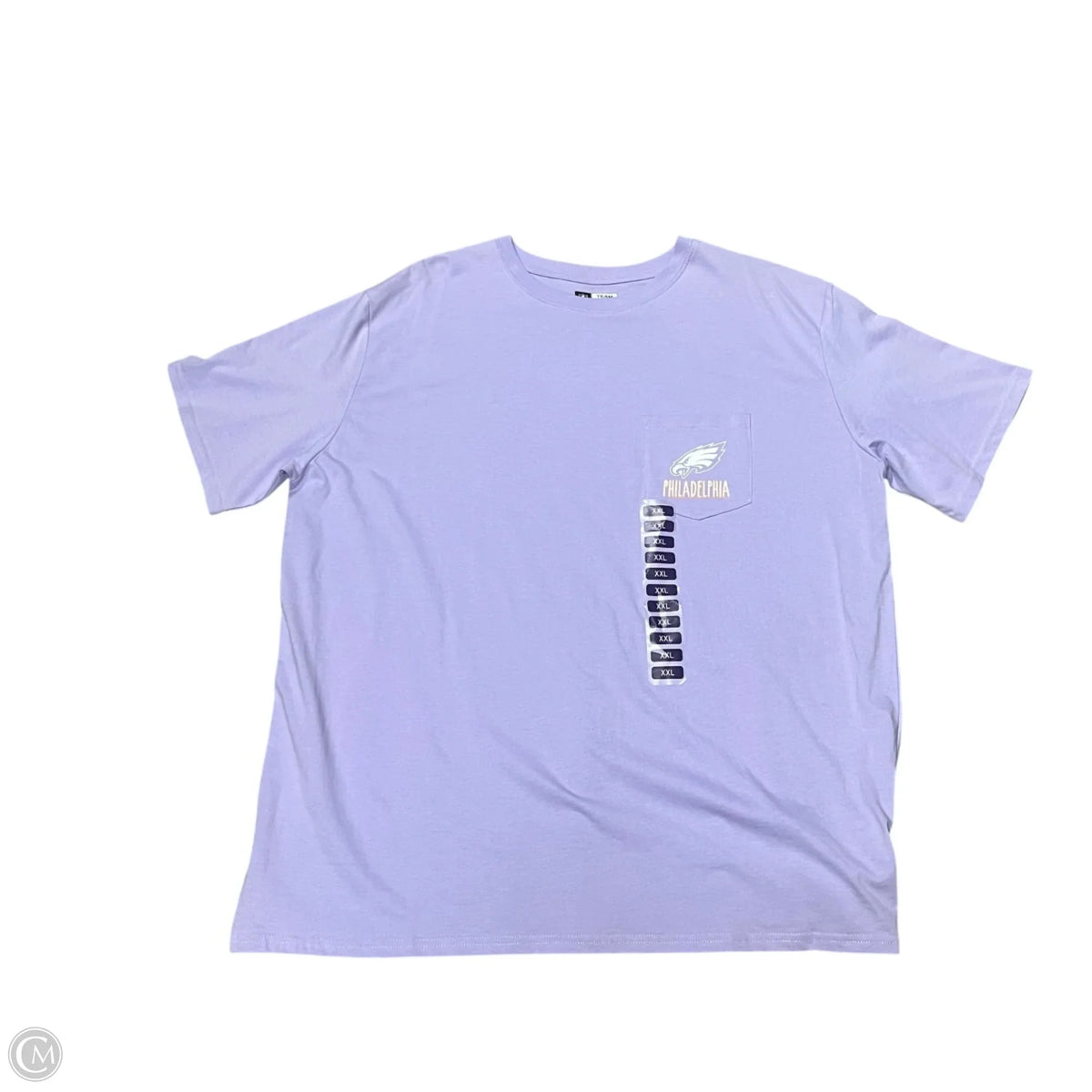 Top Short Sleeve Basic By In Purple, Size: 2x