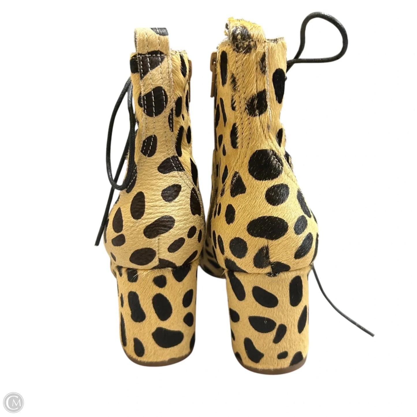 Boots Ankle Heels By Matisse In Animal Print, Size: 8