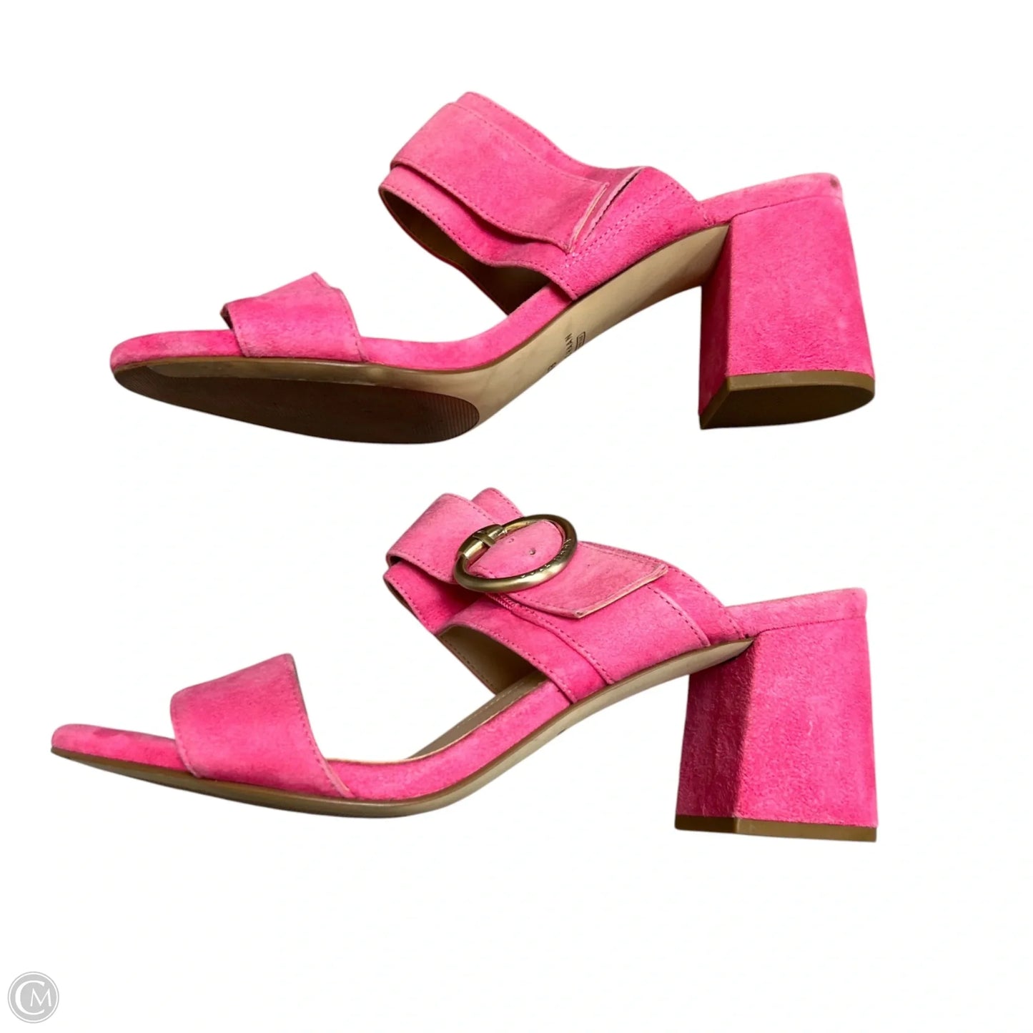 Sandals Heels Block By Cole-haan In Pink, Size: 8