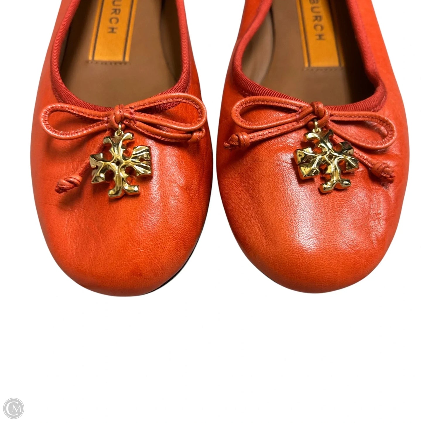 Shoes Designer By Tory Burch In Orange, Size: 5.5