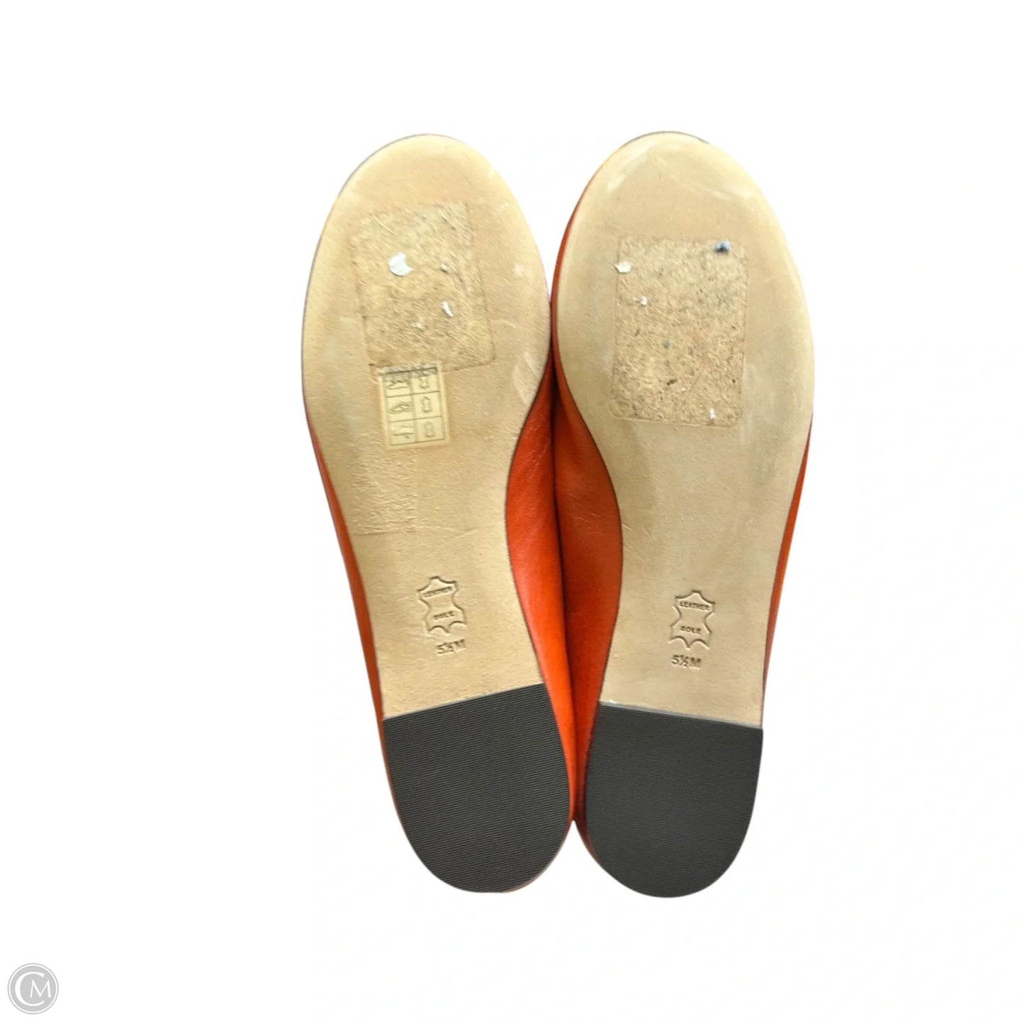 Shoes Designer By Tory Burch In Orange, Size: 5.5