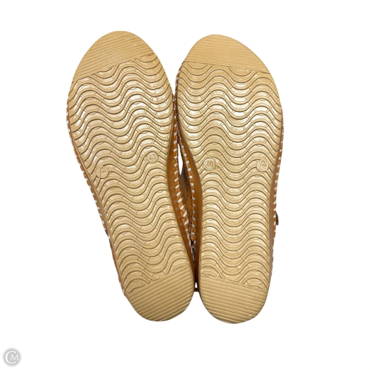 Sandals Flats By Spring Step In Brown, Size: 9.5