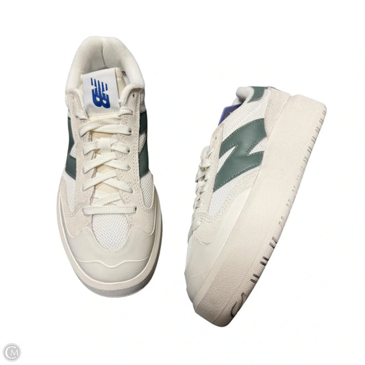 Shoes Sneakers By New Balance In Green & White, Size: 7.5
