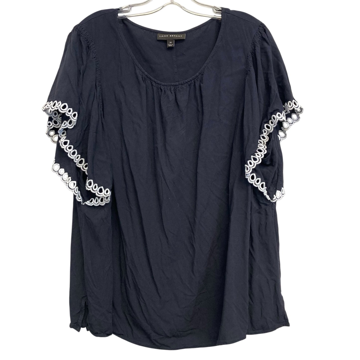 Top Ss By Lane Bryant In Black, Size:2X