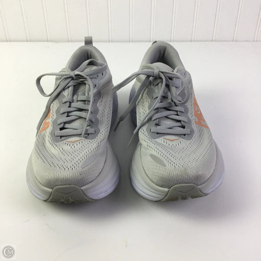 Shoes Athletic By Hoka In Grey, Size: 8