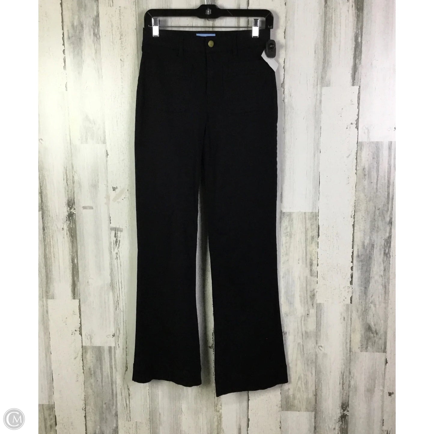 Jeans Wide Leg By Draper James In Black, Size: 4