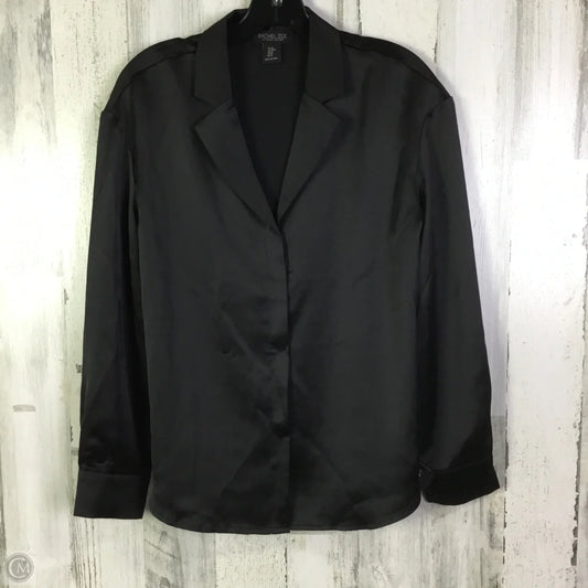 Blouse Long Sleeve By Rachel Zoe In Black, Size: M
