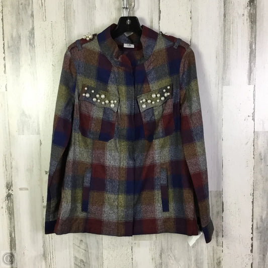 Jacket Shirt By Cabi In Multi-colored, Size: M