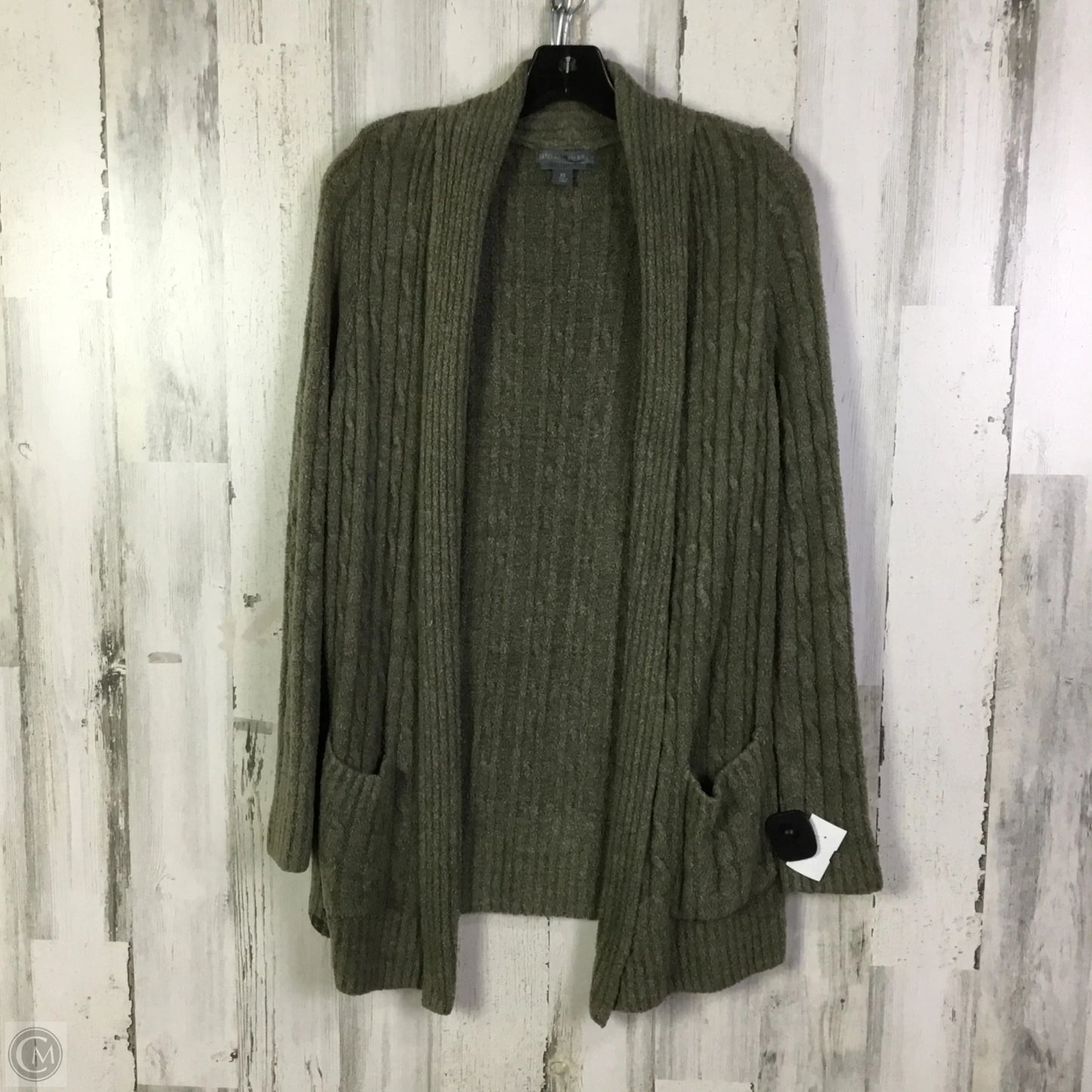 Sweater Cardigan By Barefoot Dreams In Green, Size: Xs