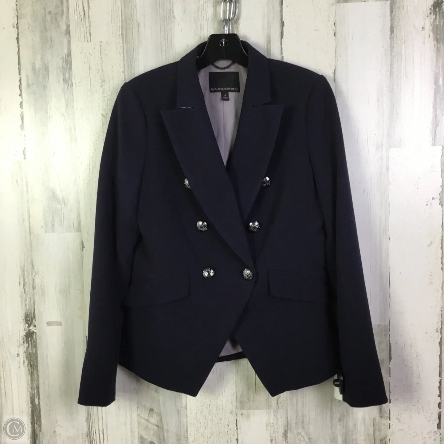 Blazer By Banana Republic In Navy, Size: S