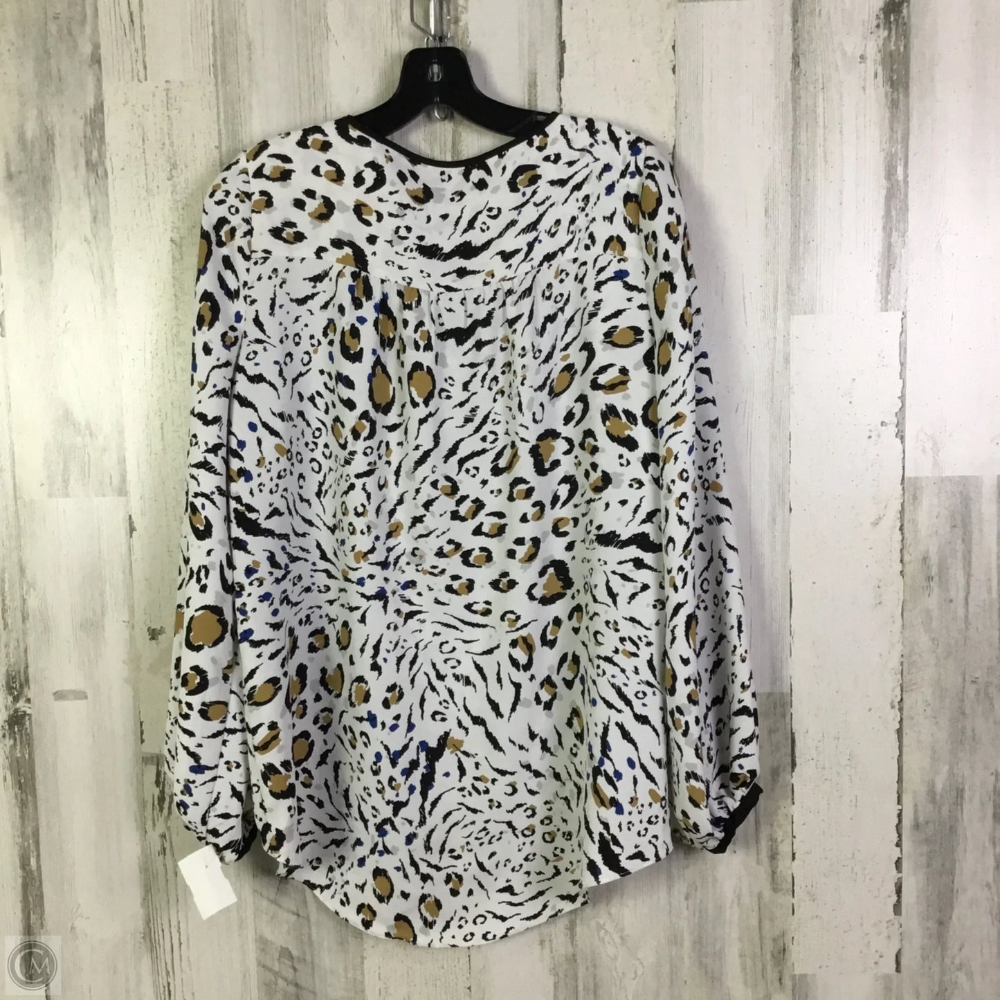 Blouse Long Sleeve By White House Black Market In White, Size: Xs