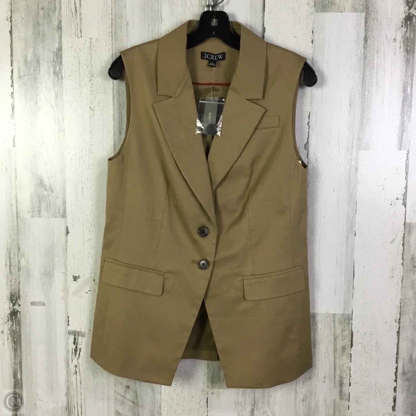Vest Other By J. Crew In Brown, Size: Xs