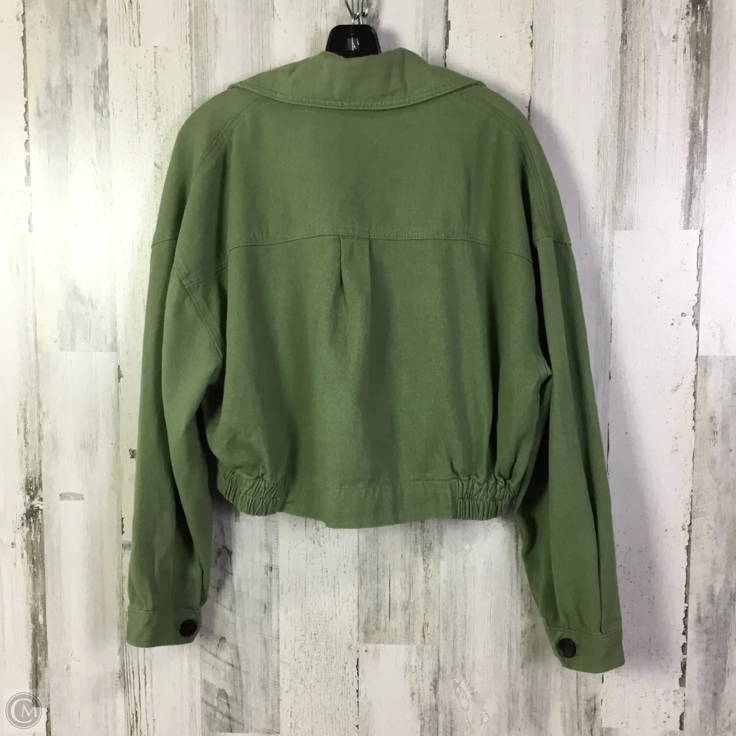 Jacket Denim By Blanknyc In Green Denim, Size: M